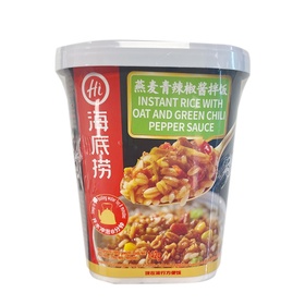 海底捞 燕麦青辣椒酱拌饭 142g